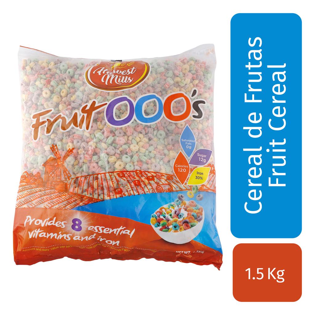 Harvest Mills FruitOOO's Cereal de Frutas 1.5 kg / 3.3 lb