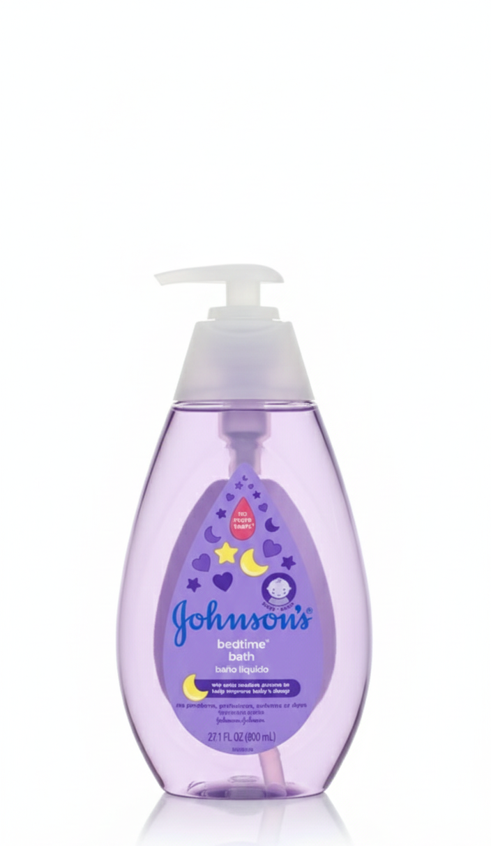 Johnson's Bedtime Bath (800ml) – El Ritual Perfecto para un Sueño Relajante y Profundo