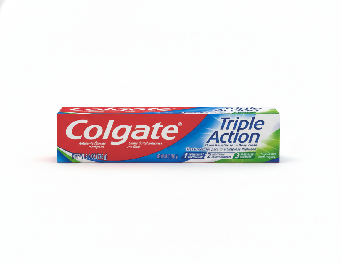 Crema Dental Colgate Triple Acción - 225g: Protección, Blancura y Frescura Extrema