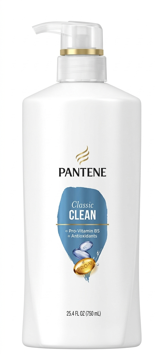 Pantene Pro-V Classic Clean (820ml) – Shampoo de Limpieza Profunda con Dispensador Pro-V para un Cab