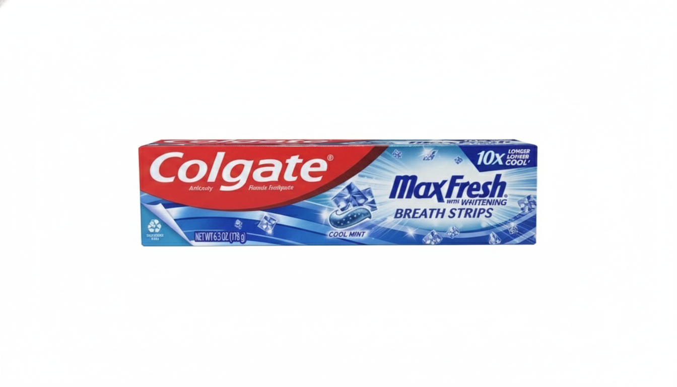 Crema Dental Colgate Max Fresh 178g - Aliento Invencible con Cristales Refrescantes
