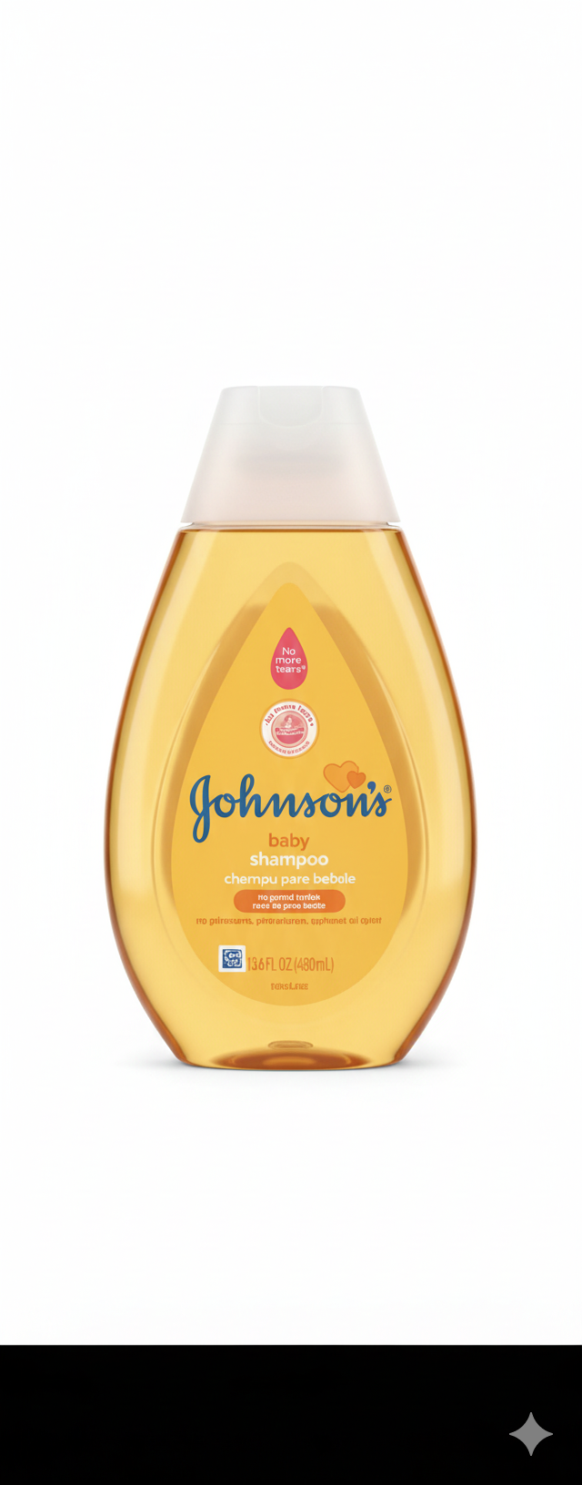 Shampoo Johnson's Baby Original (400ml) – Pureza y Suavidad Comprobada para el Cabello de tu Bebé