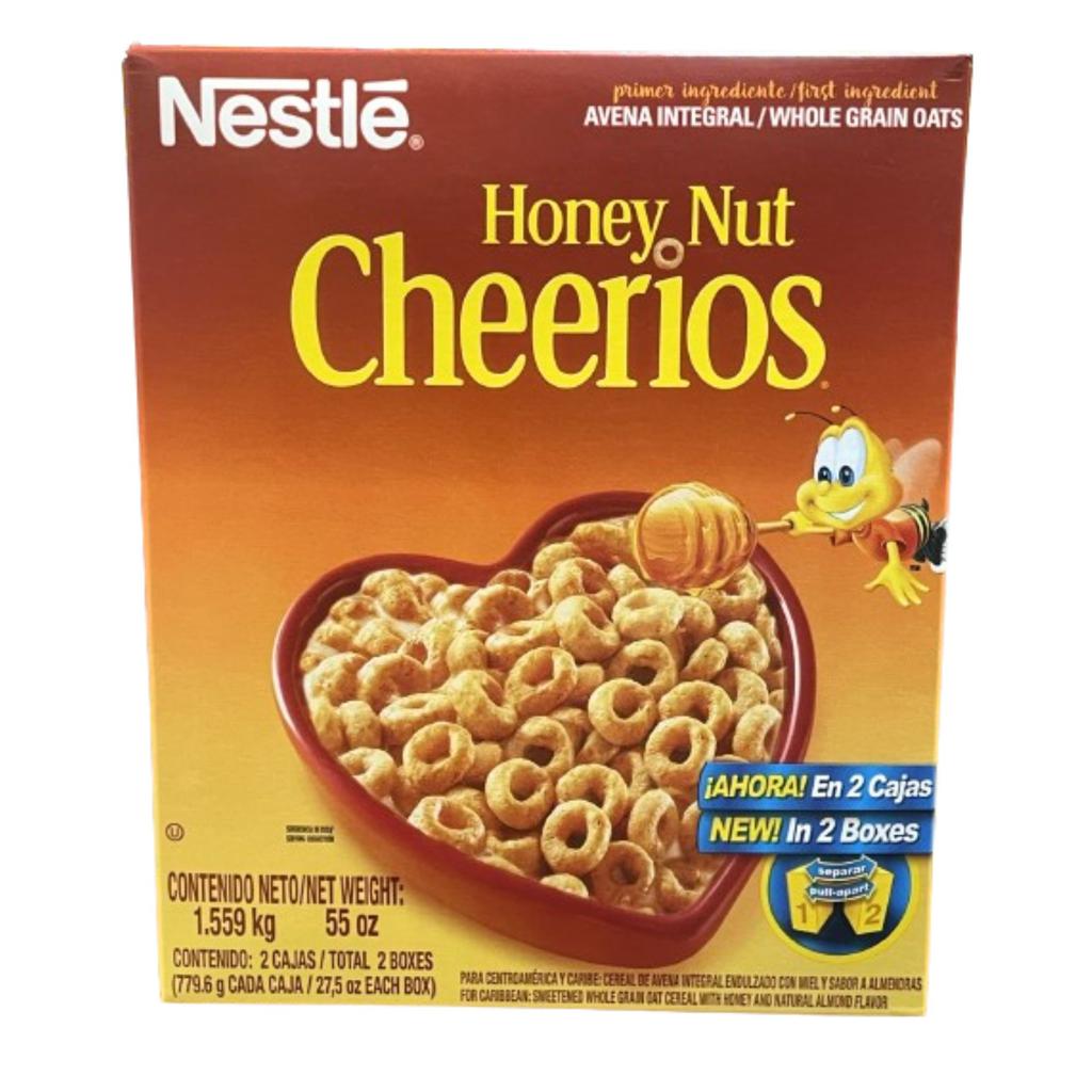 Nestle Cereal Honey Nut Cheerios 2 Unidades / 779 g / 27.5 oz