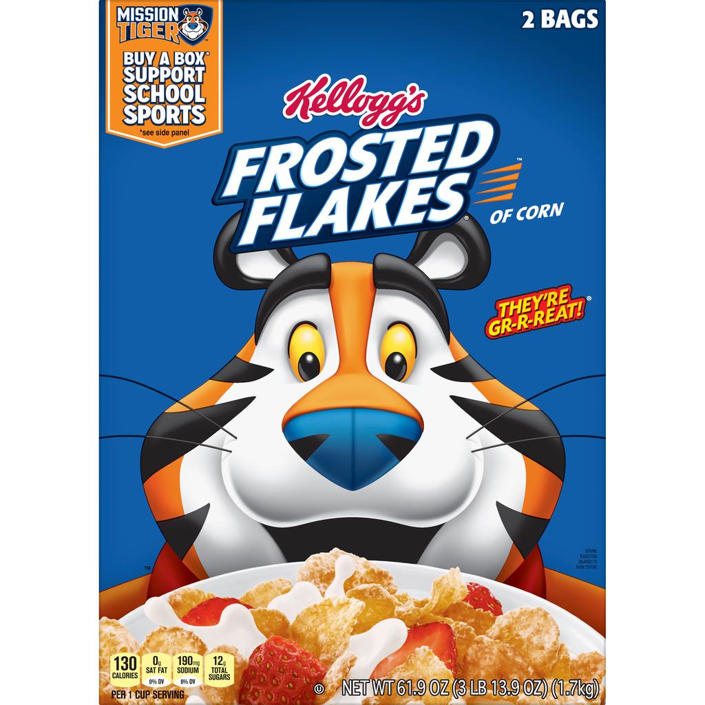 Kellogg's Cereal Zucaritas Frosted Flakes 1.75 kg / 61.7 oz